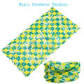 Polyester Microfiber Buff Multifunctional Headwear , Seamless Tube Bandana With Eu Standard